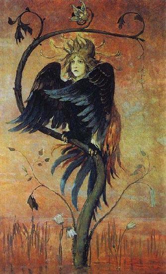 Viktor Vasnetsov Gamayun, The prophetic bird, Germany oil painting art